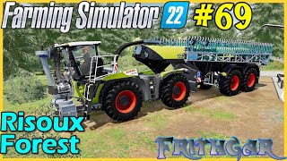 Lets Play FS22 Risoux Forest 69 Claas Xerion Saddle Trac [upl. by Bremser]