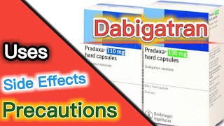 Dabigatran Pradaxa Mechanism of action  dabister 110 mg tablet [upl. by Michella]