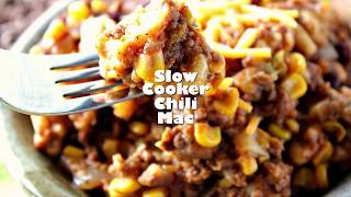 How to Make Slow Cooker Chili Mac [upl. by Mohorva211]