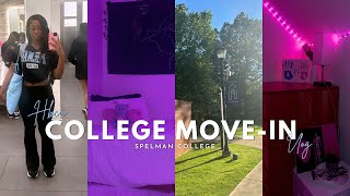 COLLEGE MOVE IN VLOG decorating nso week parties  Spelman College [upl. by Odraner]