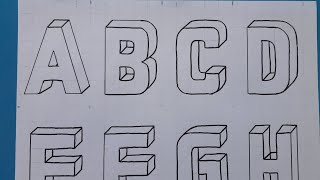 Cursive Writing for Beginners  A to Z Alphabets  Capital and Small letters  Palash Calligraphy [upl. by Anec]