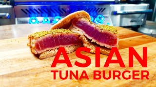 Thunfisch Burger mit WasabiSesam in Bao Buns  Anleitung  Rezept  Grill amp Chill  BBQ amp Lifestyle [upl. by Ynoble]