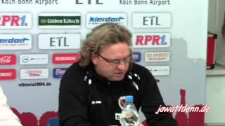 Pressekonferenz Viktoria Köln  RWE [upl. by Alroi387]