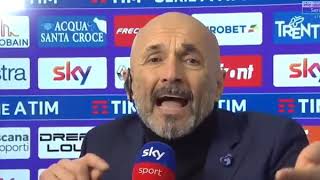 Fiorentina Inter Lite furiosa Spalletti e Caressa sul rigore [upl. by Judie]