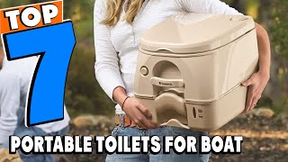 Top 5 Best Portable Toilets for Boats Review In 2024 [upl. by Shuman491]