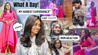 தமிழில் I was scared to do this😮 First Hair Colour🙈 Makeup  GRWM One awesome day to remember [upl. by Altman]