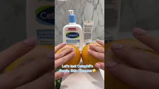 Testing the Cetaphil Gentle Skin Cleanser 🍊 [upl. by Johnny]