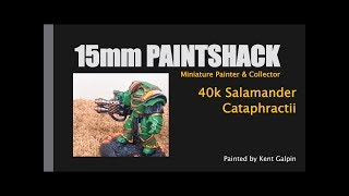 40k Salamander cataphractii terminators painted [upl. by Gorski]