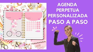 📝 Cómo hacer una agenda PERSONALIZADA hermosa  fácil y RÁPIDO 🌸RECICLA y reutiliza  diseños Canva [upl. by Ledda]