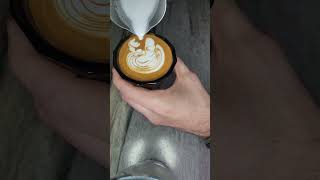 Cortado latte art [upl. by Nerin]