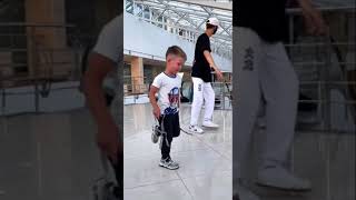 Trend de Dança TikTok criança arrasando no freestyle [upl. by Nylissej]