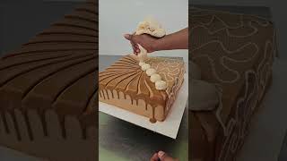 con este tutorial decoraras tu torta cuadrada como un profesional increíble tutorialscake [upl. by Baryram86]