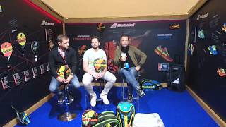 Présentation Matos Babolat Padel 2018 [upl. by Noerb]