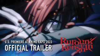 Rurouni Kenshin  US PREMIERE AT ANIME EXPO 2023 [upl. by Ynnod]