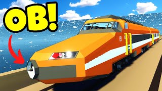 We Used a JET Train to Plow Through a TSUNAMI in Stormworks Multiplayer [upl. by Leanna]