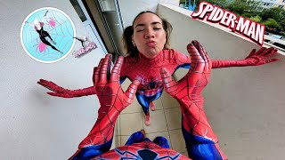 TOP3 SPIDERMAN VS SPIDERGIRL IN LOVE in Real Life Romantic ParkourkPOV Love Story [upl. by Warder]