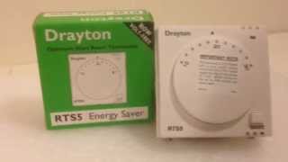 Drayton RTS5 Energy Saver Room Thermostat  RTS5 [upl. by Frederik]