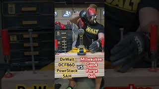 DeWalt DCF860 vs Milwaukee Gen 4 Impact 295320 [upl. by Bathelda]