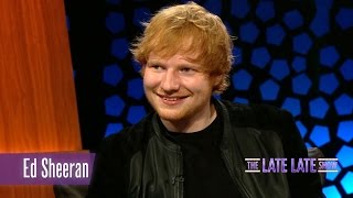 Ed Sheeran talks about LoveHate  The Late Late Show [upl. by Lynne]