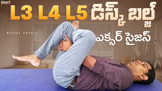 L3L4L5 disc bulge exercises by nityal physio [upl. by Ahsikan511]