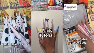 NAILS COMPILATION 🤍my videos on TikTok highly requested 🤍 [upl. by Aneeras]