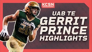 UAB TE Gerrit Prince Highlights  2022 NFL Draft  KCSN Profiles [upl. by Onaimad282]