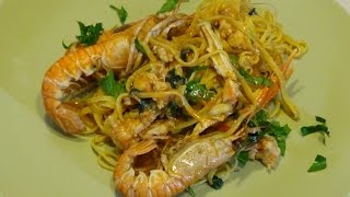 Tagliatelle agli scampi straordinarie [upl. by Beka671]