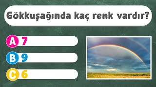 GENEL KÜLTÜR BİLGİ YARIŞMASI  20 Soruluk Testi Tamamlayabilir misin  Eğlenceli Bilgi Yarışması [upl. by Jordanna]