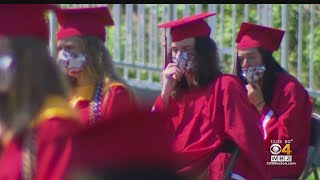 Amesbury High School Seniors Get Their Graduation Ceremony In July Heat Wave [upl. by Siron788]