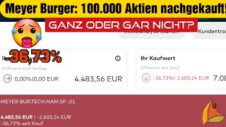 Meyer Burger  100000 Aktien nachgekauft [upl. by Woolson]