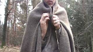 How to wear a wool blanket [upl. by Martguerita]