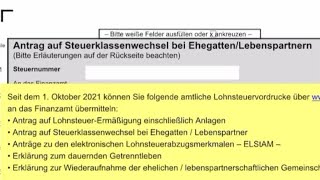 Как сменить налоговый класс в Германии заполняем бланк Steuerklasse wechseln [upl. by Bazluke189]