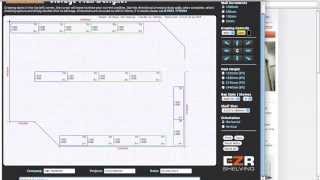 Easy Floor Plan Creator By EZR Shelving 2D Basic Cad [upl. by Kit]