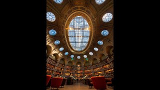 Lune des plus belle bibliothèques du monde  la salle Ovale de la BnF Richelieu [upl. by Banquer]