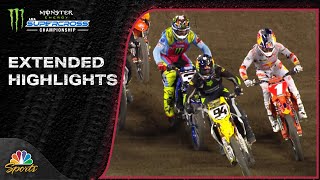 Supercross 2024 EXTENDED HIGHLIGHTS Round 1 in Anaheim  1624  Motorsports on NBC [upl. by Lorinda286]