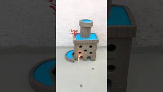 destroying a beautiful miniature clay house 😱shorts [upl. by Jalbert243]