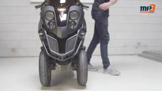 Piaggio MP3 Gilera Fuoco rollock blokkering voorwielen voor wielen vastzetten blokkeerschakelaar [upl. by Atelahs]