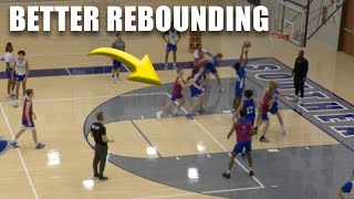 2 Rebounding Drills for Basketball  Defense Box Out Rebound [upl. by Westhead888]