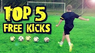 TOP 5 Free Kicks of the WEEK 14 ⚽ 2012 by f247 [upl. by Benedicta110]