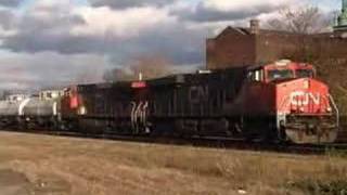 CN Diesel Action Montreal ST HENRI [upl. by Bendix]