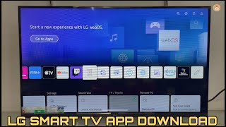 How To Application Download LG Webos Smart Tv 2023  Lg Tv app Store Demo  With Internet Setting [upl. by Elocen12]