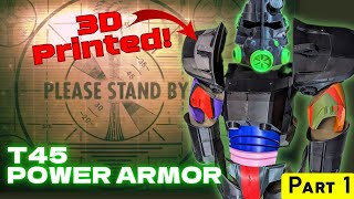 Building My Own POWER ARMOR  3D Printing the Suit [upl. by Llecrup]