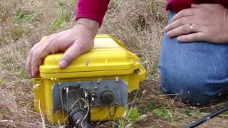 Seismic Refraction Training 10  Geode Seismograph Field Setup [upl. by Laohcin]