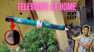 How To Make A Telescope And Tripod At Home Very Easy [upl. by Caitlin543]