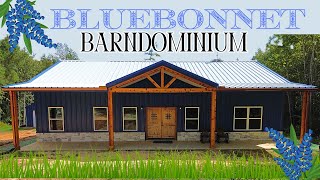 Custom Home Tour  3 BR  2 BA  1734 sq ft  1845 Barndominiums [upl. by Ycniuqed]