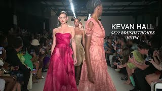 Kevan Hall SpringSummer 2022  Brushstrokes NYFW [upl. by Mureil608]