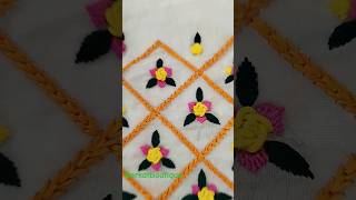 Beautiful handwork with knot work trendingsuitdesigns handwork knotwork threadwork embroidery [upl. by Bazar]