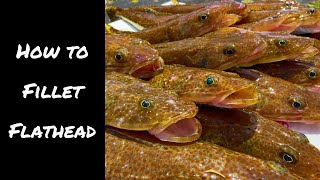 How to Fillet Flathead  100 Boneless Skinless Fast amp No Waste [upl. by Latimer]