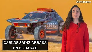 DAKAR 2024  CARLOS SAINZ arrasa en la sexta etapa y deja sin opciones a AlAttiyah [upl. by Saalocin918]