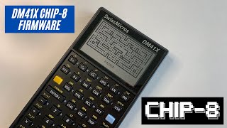 Swissmicros DM41X CHIP8 Firmware and Games including Space Invaders and PacMan [upl. by Weber]